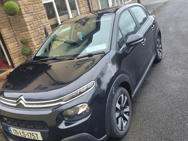 Citroen C3 Hatchback, Petrol, 2017, Black