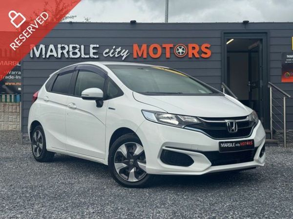 Honda Fit Hatchback, Hybrid, 2019, White