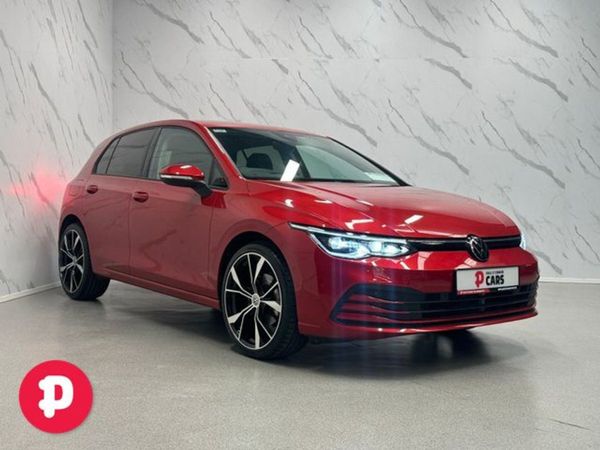 Volkswagen Golf Hatchback, Hybrid, 2022, Burgundy