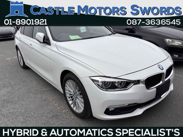 BMW 3-Series Saloon, Petrol Hybrid, 2017, White