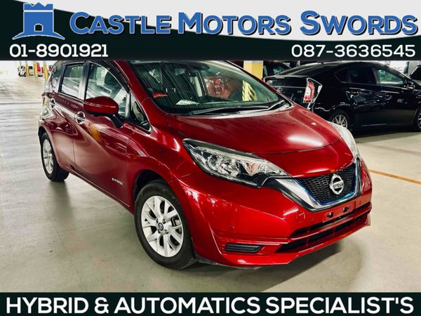 Nissan Note Hatchback, Petrol Hybrid, 2018, Red
