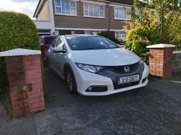 Honda Civic Hatchback, Petrol, 2012, White