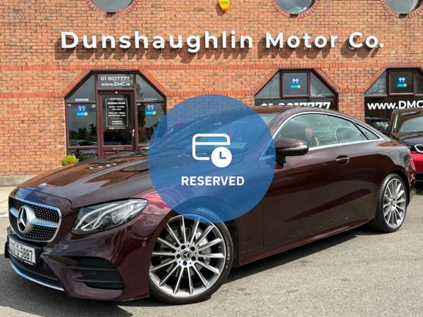 Mercedes-Benz E-Class Coupe, Diesel, 2020, Red