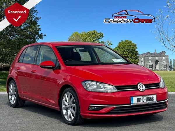 Volkswagen Golf Estate, Diesel, 2018, Red