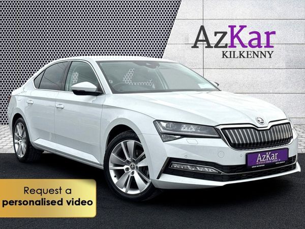 Skoda Superb Saloon, Petrol Plug-in Hybrid, 2021, White