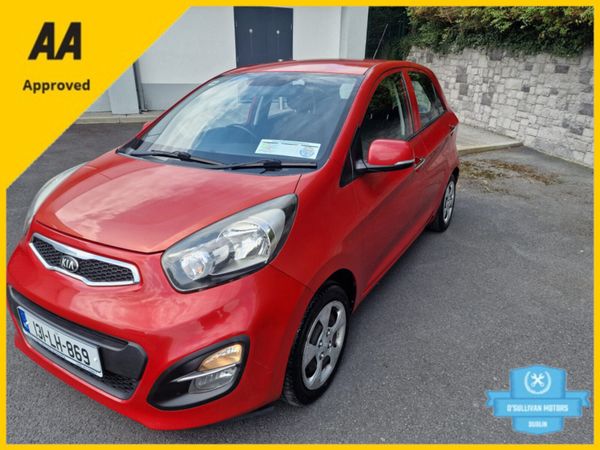 Kia Picanto Hatchback, Petrol, 2013, Red