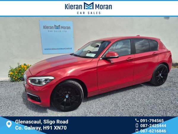 BMW 1-Series Hatchback, Diesel, 2017, Red