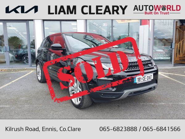 Land Rover Range Rover Evoque Estate, Diesel, 2018, Black