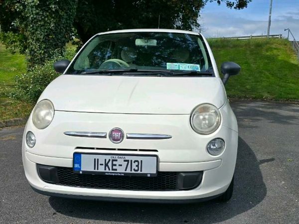 Fiat 500 Hatchback, Petrol, 2011, White