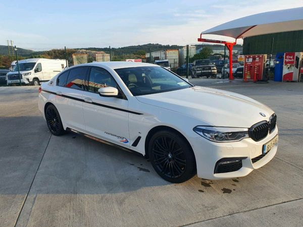 BMW 5-Series Saloon, Petrol Plug-in Hybrid, 2018, White