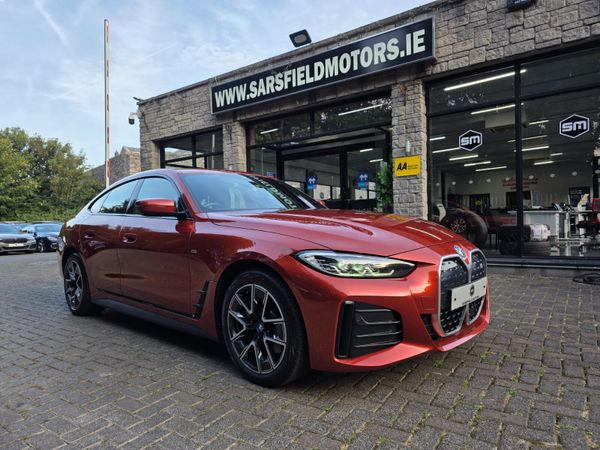 BMW i4 Hatchback, Electric, 2022, Orange