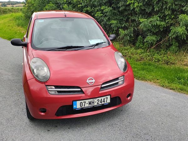 Nissan Micra Hatchback, Petrol, 2007, Red