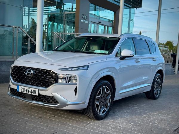 Hyundai Santa Fe SUV, Petrol Plug-in Hybrid, 2023, White