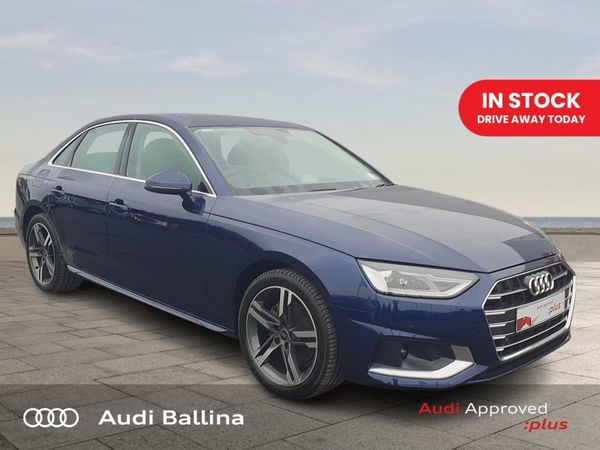 Audi A4 Saloon, Diesel, 2024, Blue