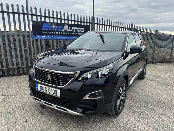 Peugeot 5008 MPV, Petrol, 2018, Black