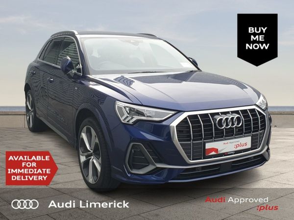 Audi Q3 SUV, Petrol Hybrid, 2023, Blue