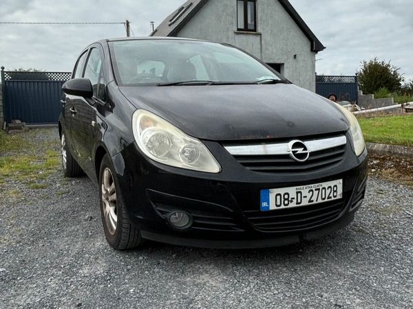Opel Corsa Hatchback, Petrol, 2008, Black