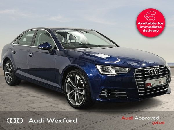 Audi A4 Saloon, Diesel, 2018, Blue