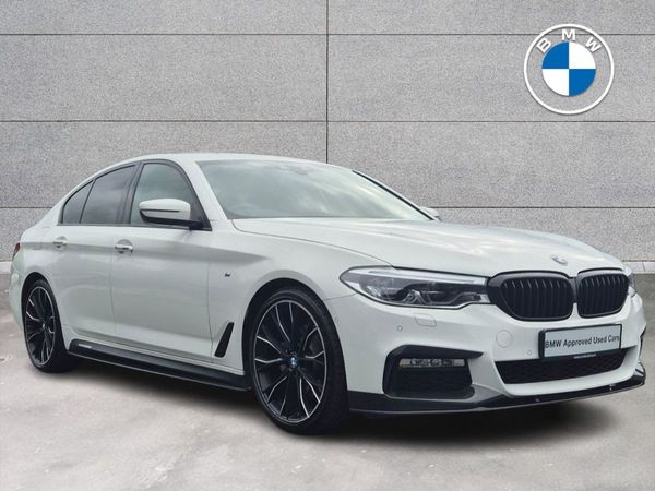 BMW 5-Series Saloon, Diesel, 2018, White