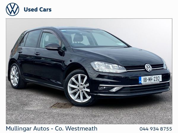 Volkswagen Golf Hatchback, Diesel, 2018, Black