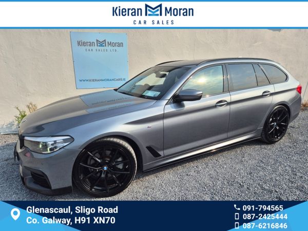 BMW 5-Series Estate, Diesel, 2019, Blue