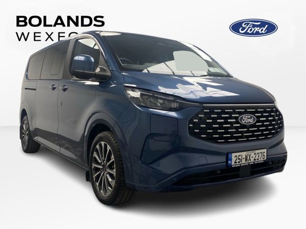 Ford Tourneo Custom MPV, Petrol Plug-in Hybrid, 2025, Blue