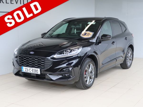 Ford Kuga SUV, Petrol Plug-in Hybrid, 2023, Black