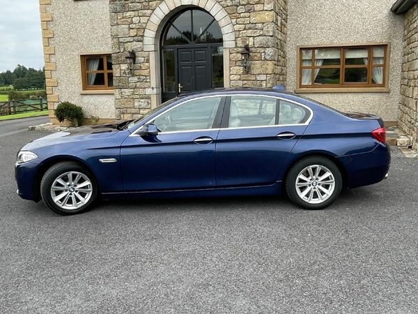 BMW 5-Series Saloon, Diesel, 2016, Blue