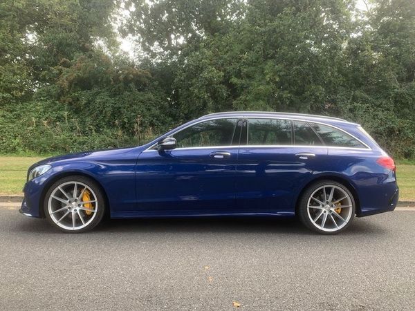 Mercedes-Benz C-Class Estate, Diesel, 2014, Blue