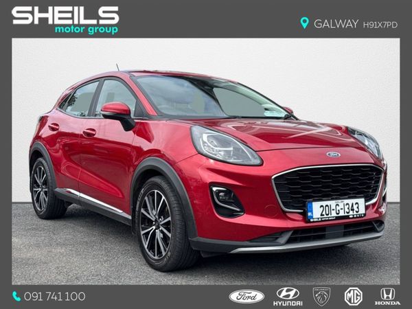Ford Puma MPV, Petrol Hybrid, 2020, Red