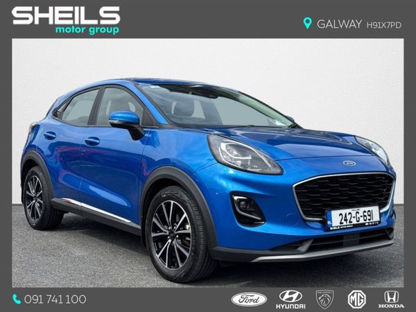 Ford Puma MPV, Petrol Hybrid, 2024, Blue