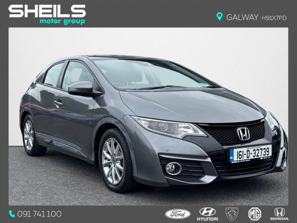 Honda Civic Hatchback, Petrol, 2016, Grey