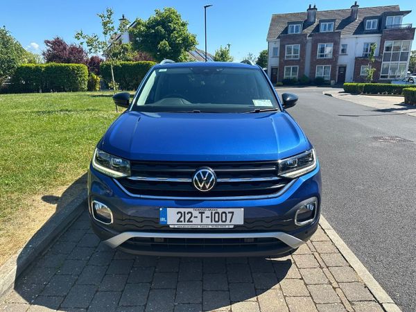 Volkswagen T-Cross Estate/Jeep, Petrol, 2021, Blue