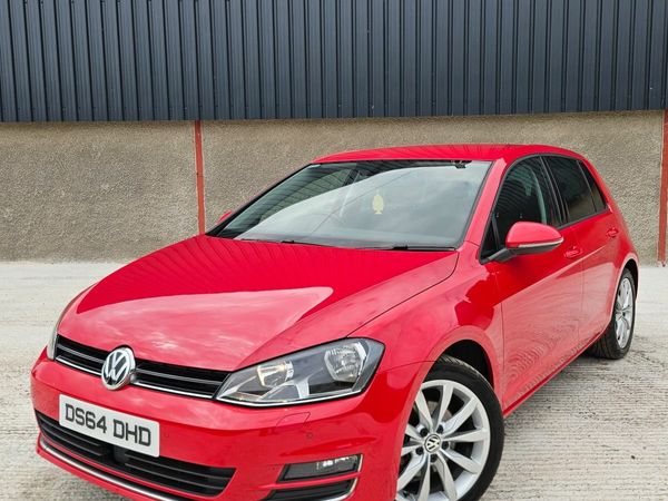 Volkswagen Golf Hatchback, Diesel, 2014, Red