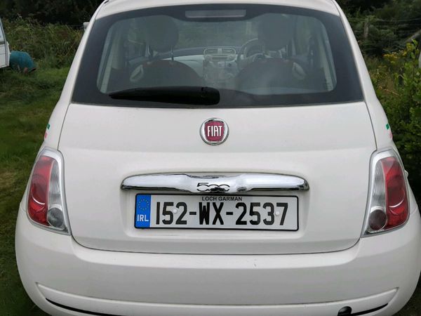 Fiat 500 Hatchback, Petrol, 2015, White