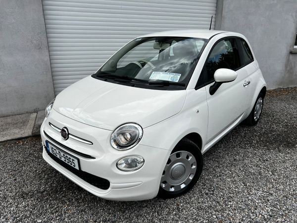 Fiat 500 Hatchback, Petrol, 2016, White