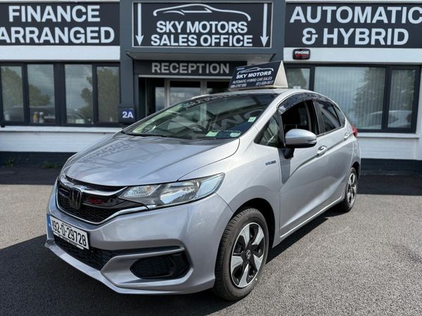 Honda Fit Hatchback, Petrol Hybrid, 2019, Silver