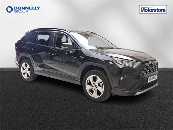 Toyota RAV4 Estate, Petrol Hybrid, 2021, Black