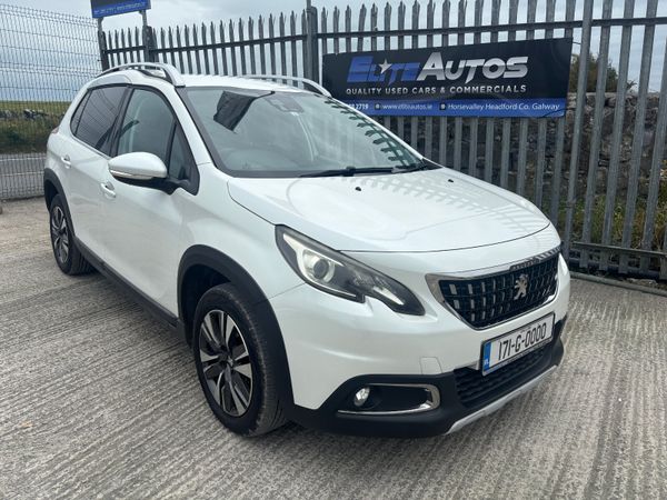Peugeot 2008 Hatchback, Petrol, 2017, White