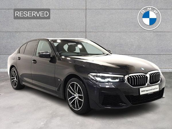 BMW 5-Series Saloon, Petrol Plug-in Hybrid, 2021, Grey