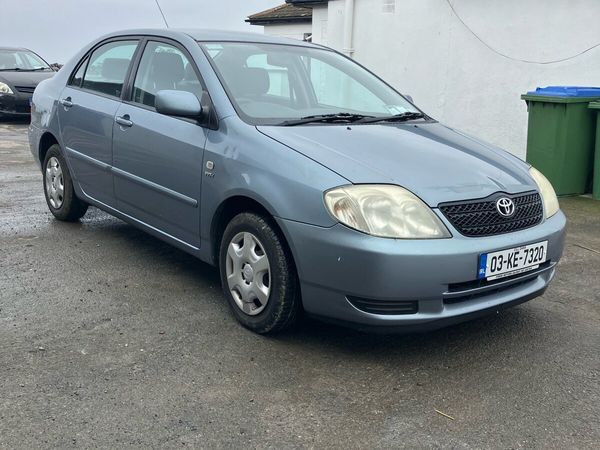 Toyota Corolla Saloon, Petrol, 2003, Grey