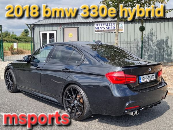 BMW 3-Series Saloon, Petrol Plug-in Hybrid, 2018, Black