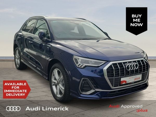 Audi Q3 SUV, Petrol Hybrid, 2024, Blue
