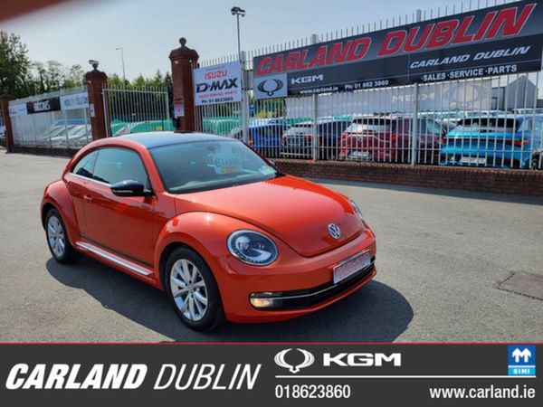 Volkswagen Beetle Hatchback, Petrol, 2016, Orange