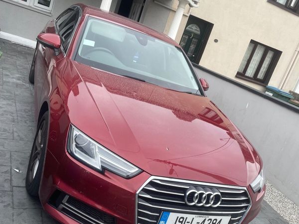 Audi A4 Saloon, Diesel, 2019, Red