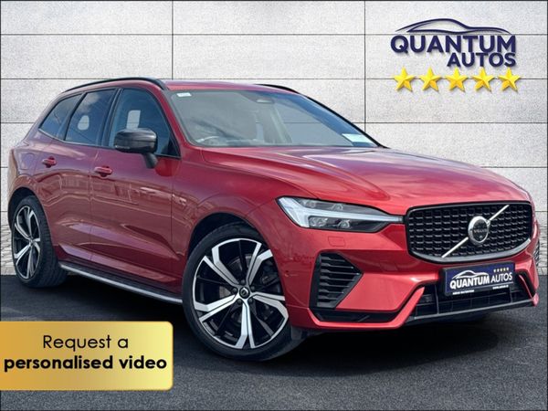 Volvo XC60 SUV, Petrol Plug-in Hybrid, 2022, Red