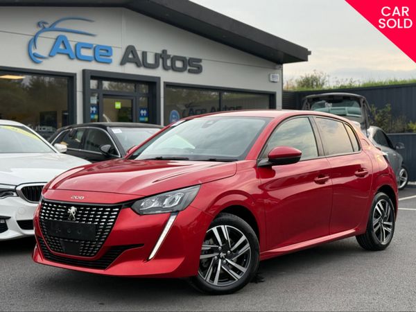 Peugeot 208 Hatchback, Petrol, 2021, Red