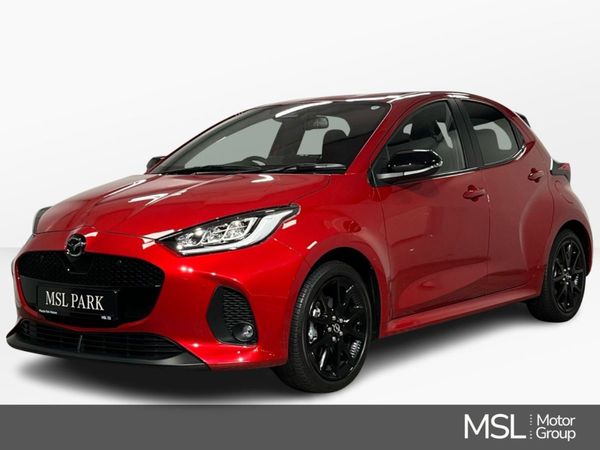 Mazda Mazda2 Hybrid Hatchback, Petrol Hybrid, 2025, Red