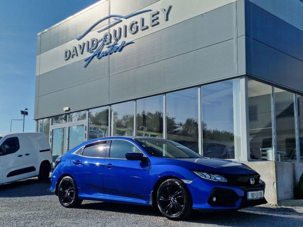 Honda Civic Hatchback, Petrol, 2019, Blue