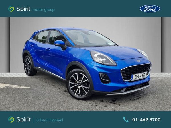 Ford Puma MPV, Petrol Hybrid, 2021, Blue